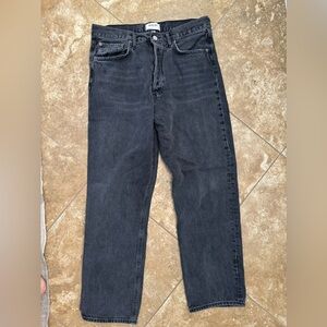 agolde mid rise loose jeans